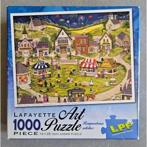 Lafayette Puzzle Factory Liberty Village Celebration 1000 pc Ann Stookey 2016